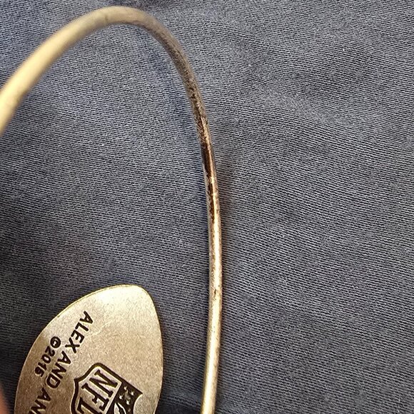 Alex and Ani NFL - Seattle Seahawks Charm Bangle - Rafaelian Silver - Picture 3 of 3